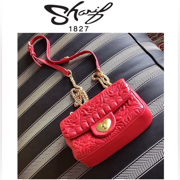 Sharif Leather Crossbody/Clutch - Picture 1 of 10